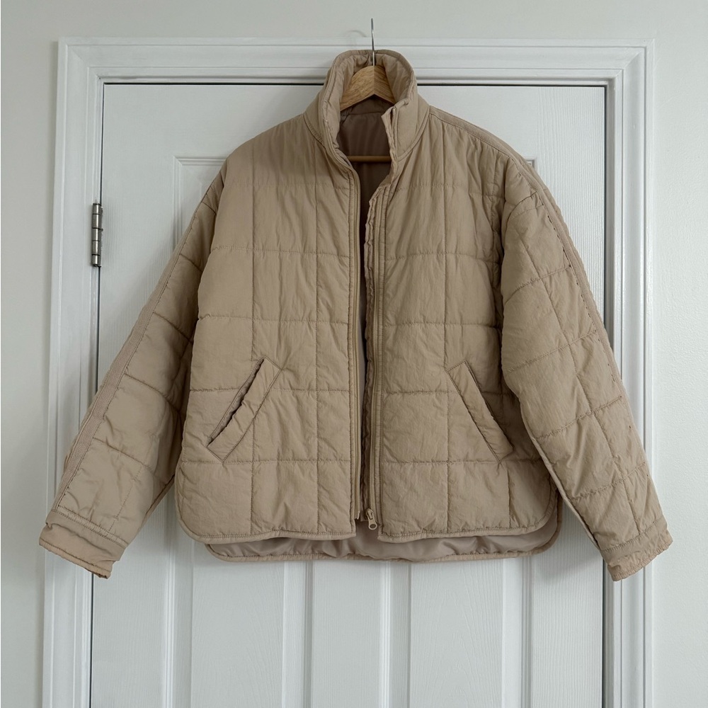 Tan Quilted Jacket